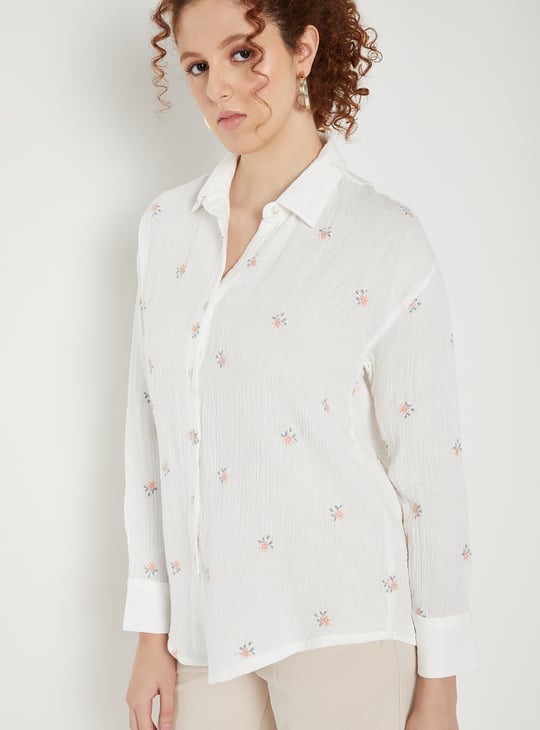Women Embroidered Shirt