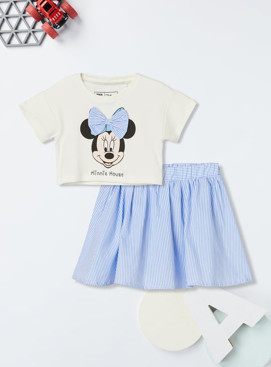 Girls Minnie Skort Set