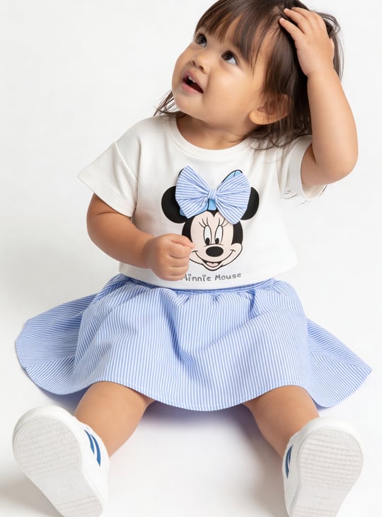 Girls Minnie Skort Set