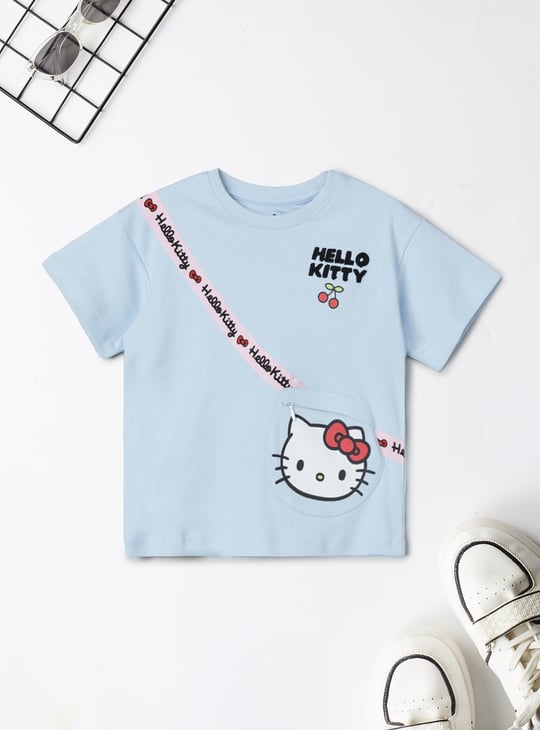 Girls Hello Kitty Print T-shirt