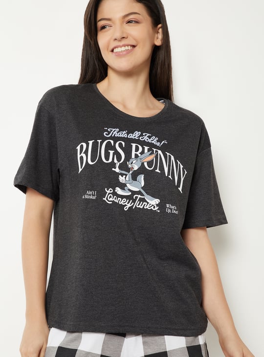 Women Bugs Bunny Shorts Set