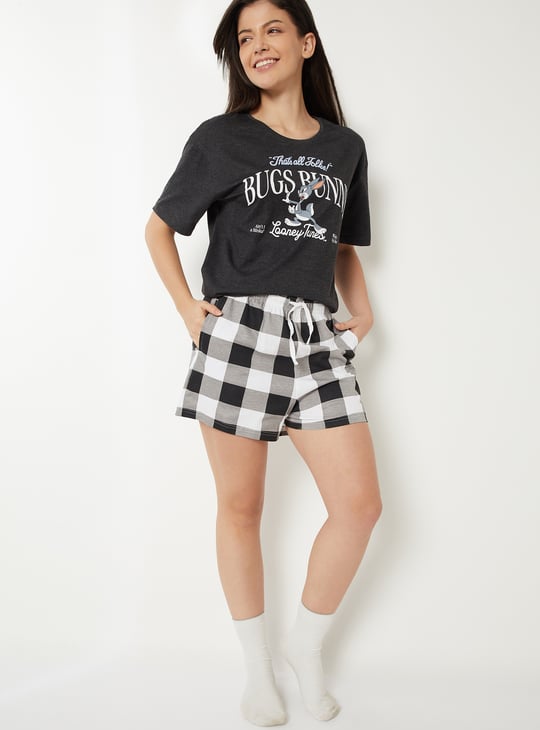 Women Bugs Bunny Shorts Set