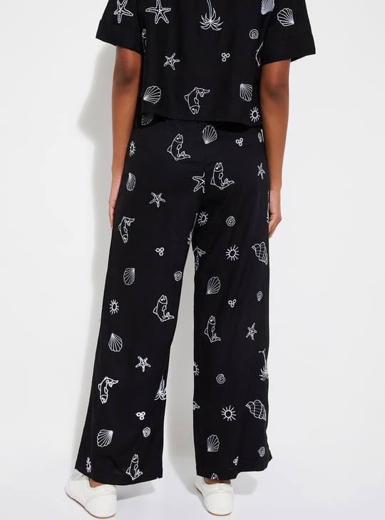 ALAYA F x URB_N Women Embroidered Trousers