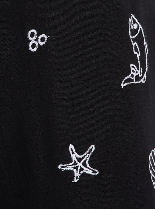 ALAYA F x URB_N Women Embroidered Trousers