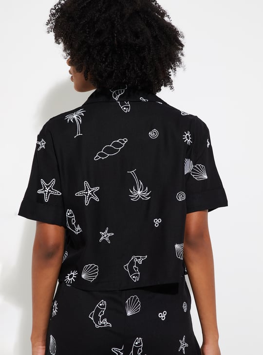 ALAYA F x URB_N Women Embroidered Shirt