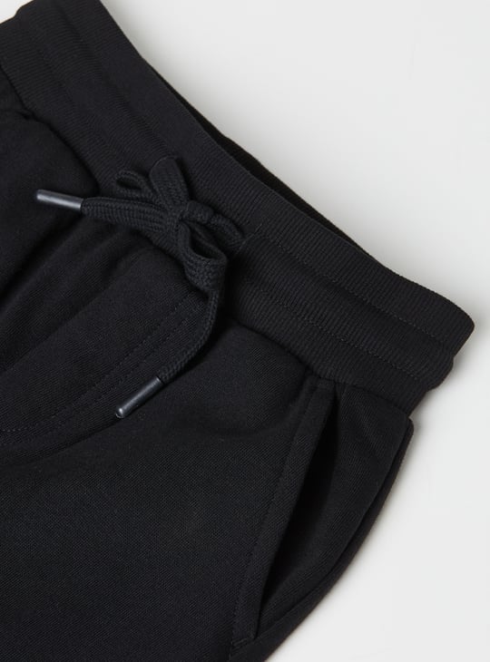 Boys Solid Cargo Joggers