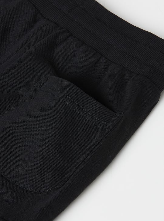 Boys Solid Cargo Joggers