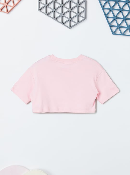 Girls Lilo & Stitch Print Dress with T-shirt