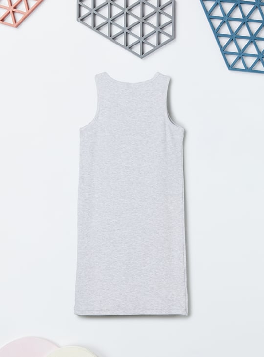 Girls Lilo & Stitch Print Dress with T-shirt