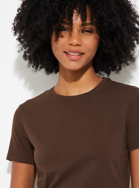 ALAYA F x URB_N Women Solid Crop Top
