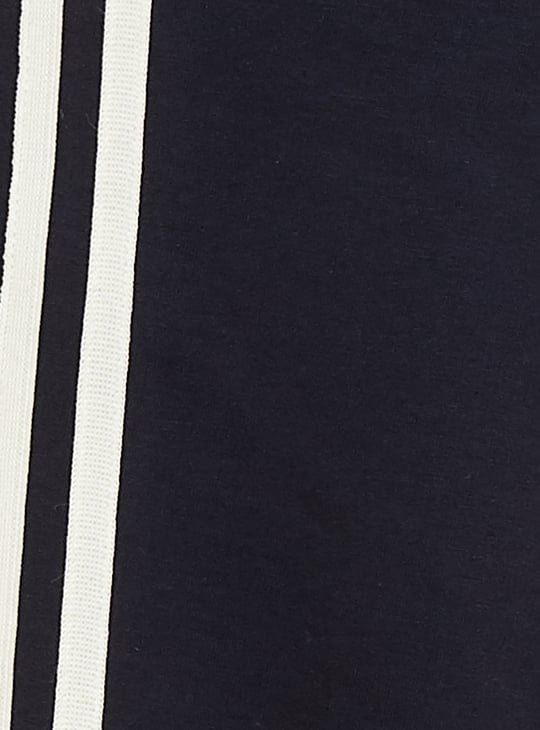 Women Side Striped Wide-Leg Track Pants