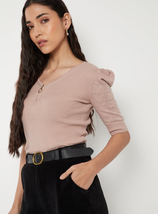 Women Ribbed Top