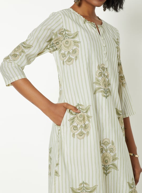 Women Printed Straight Kurta Set