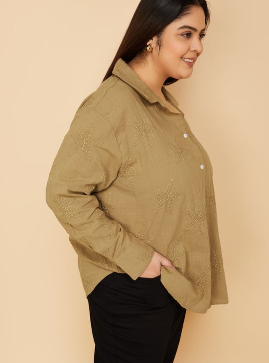 Women Embroidered Shirt