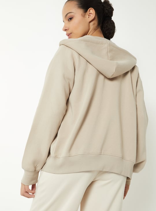 Women Solid Hooded Jacket