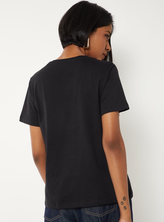 Women Typographic Print T-shirt