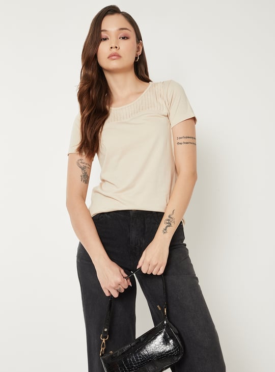Women Pintuck T-shirt