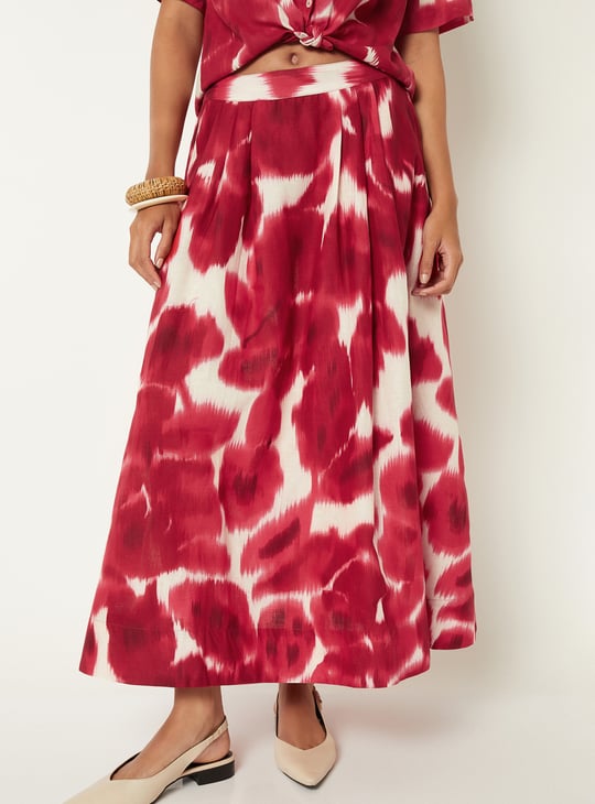 Women Printed Long Skirt