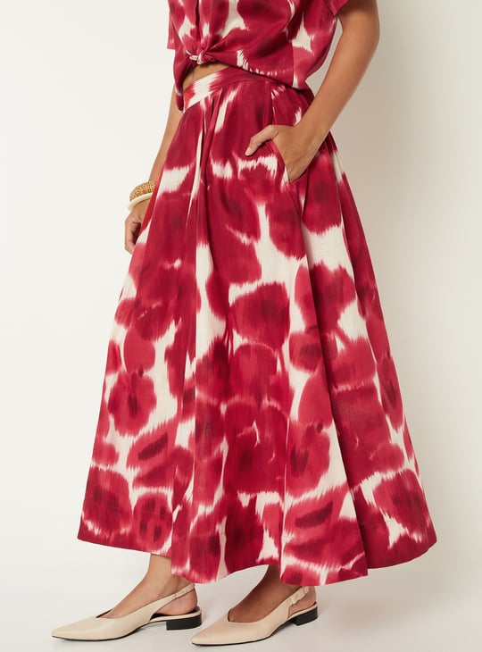 Women Printed Long Skirt