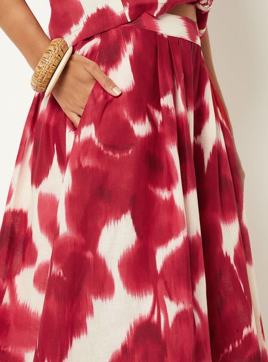 Women Printed Long Skirt