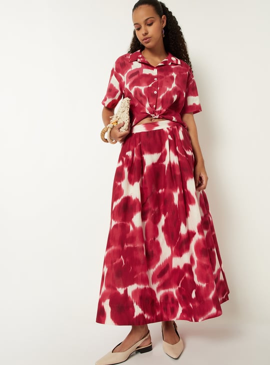 Women Printed Long Skirt