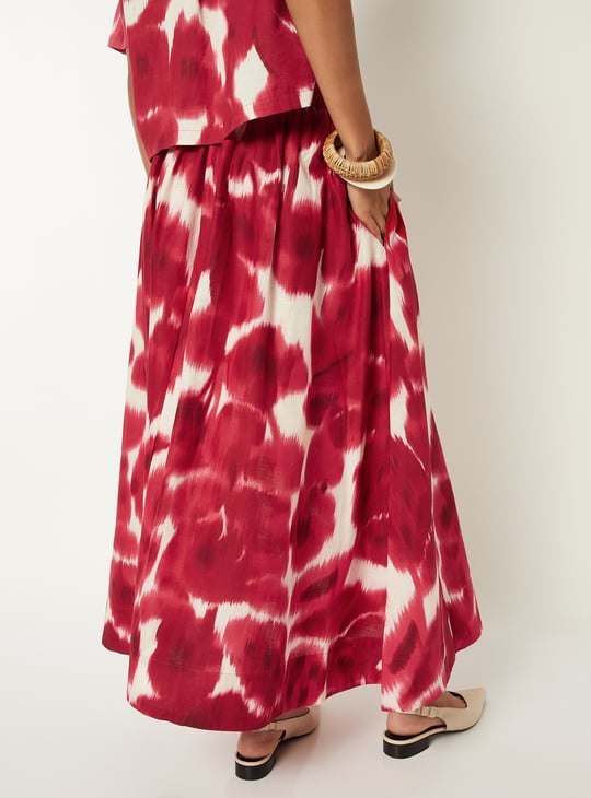 Women Printed Long Skirt