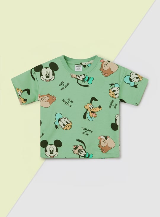 Boys Mickey & Friends Print Shorts Set