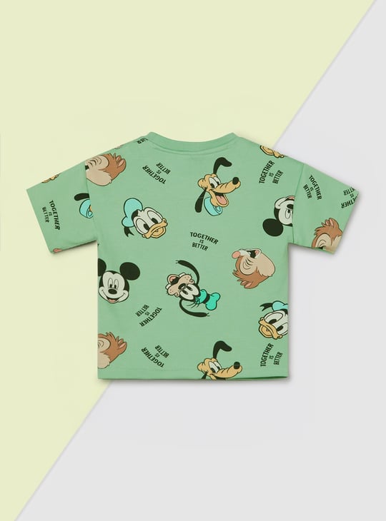 Boys Mickey & Friends Print Shorts Set