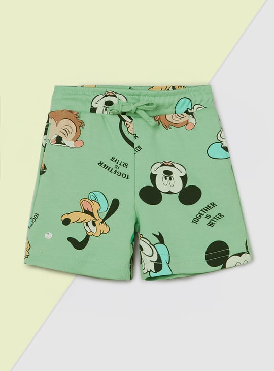 Boys Mickey & Friends Print Shorts Set