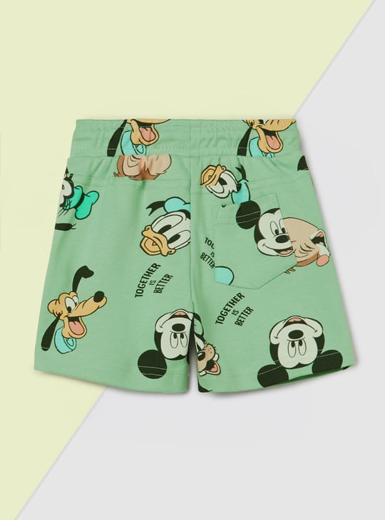 Boys Mickey & Friends Print Shorts Set
