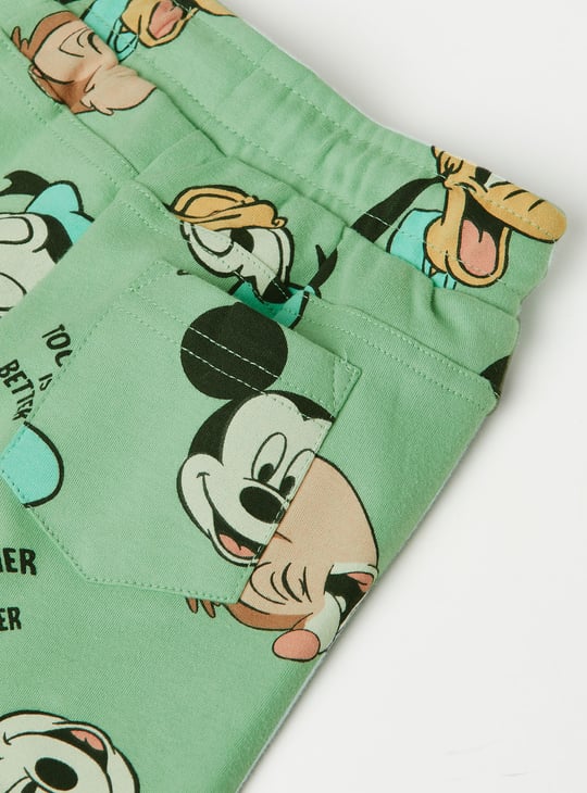 Boys Mickey & Friends Print Shorts Set