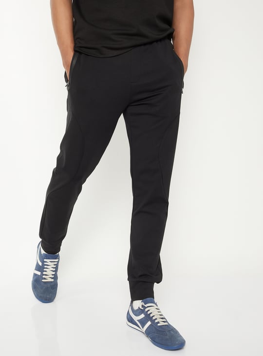 Men Solid Athleisure Joggers