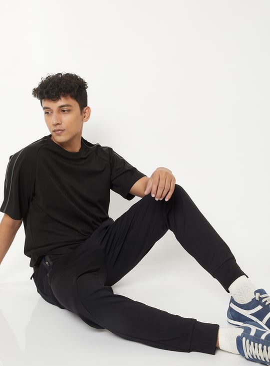 Men Solid Athleisure Joggers