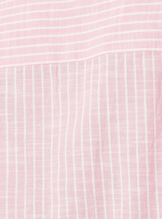 Women Striped Oversized Shirt