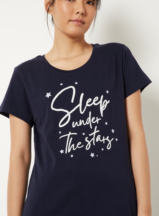 Women Printed PJ Set