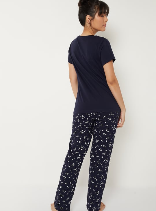Women Printed PJ Set