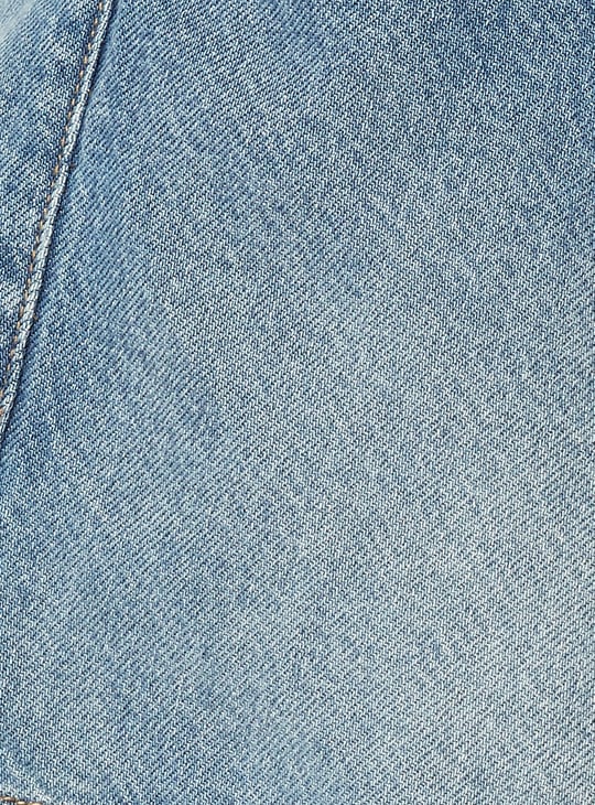 Women Washed Denim Shorts