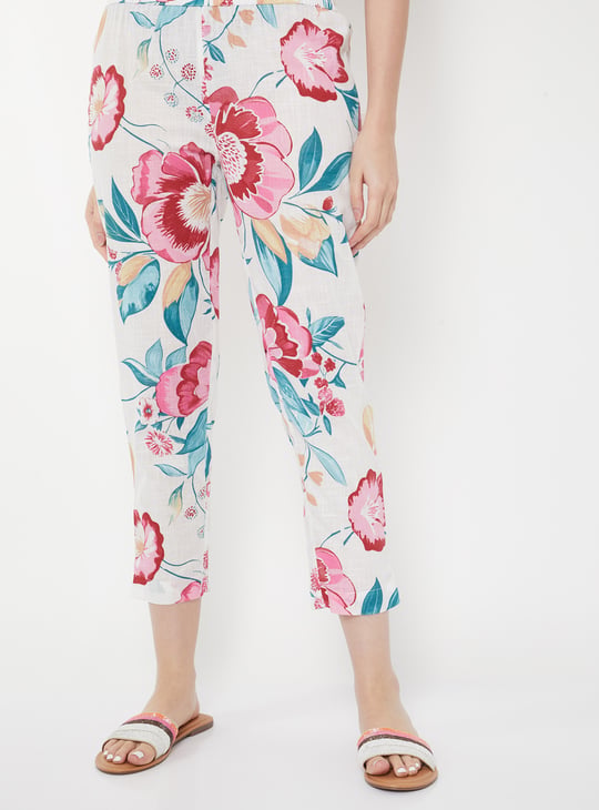 Women Floral Print Straight Kurta Set