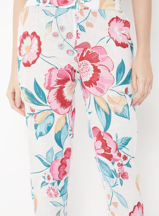 Women Floral Print Straight Kurta Set
