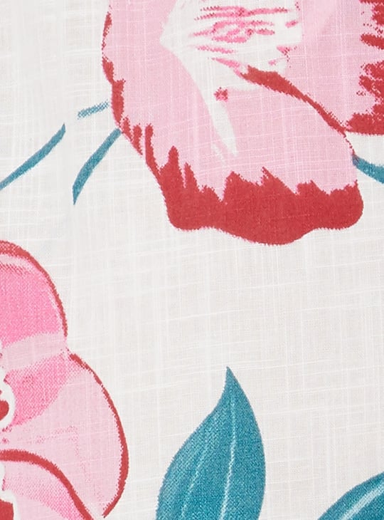 Women Floral Print Straight Kurta Set