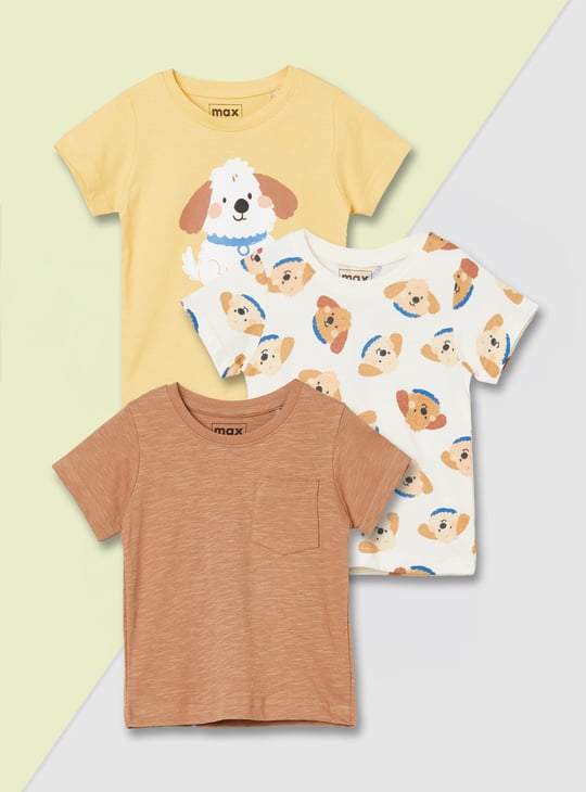 Boys Assorted T-shirts - Pack of 3