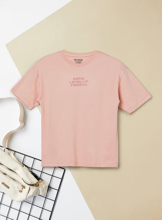 Boys Printed Oversized T-shirt