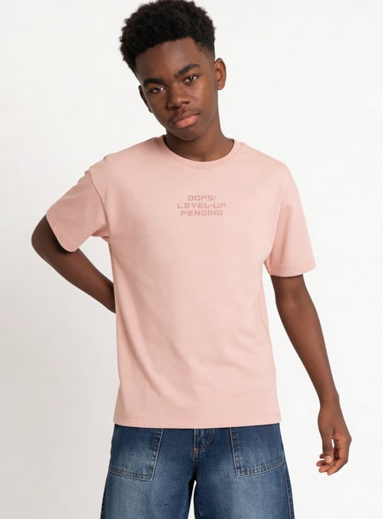 Boys Printed Oversized T-shirt