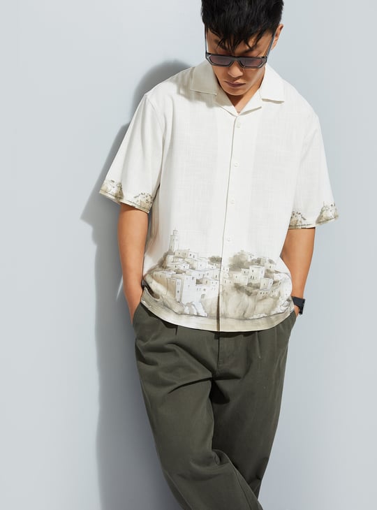 URB_N Men Printed Shirt