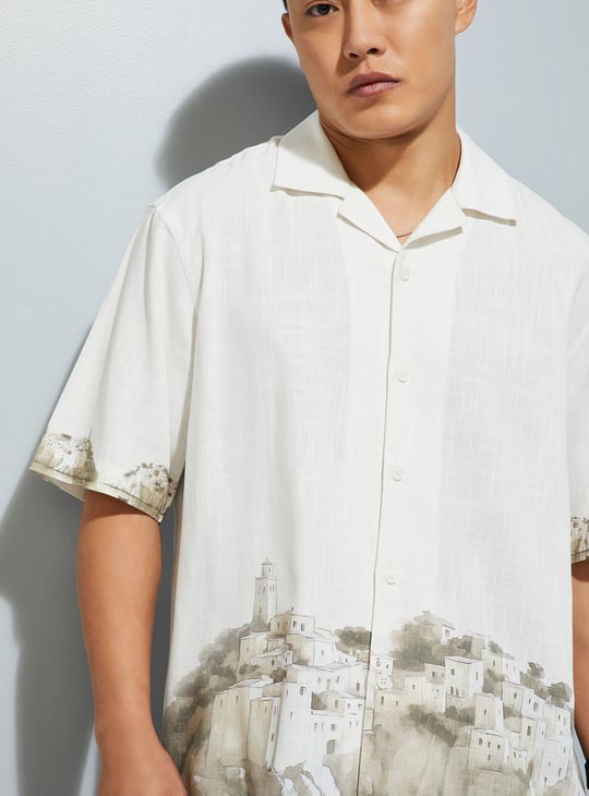 URB_N Men Printed Shirt