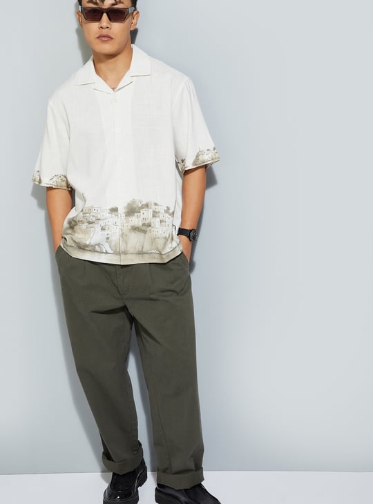 URB_N Men Printed Shirt