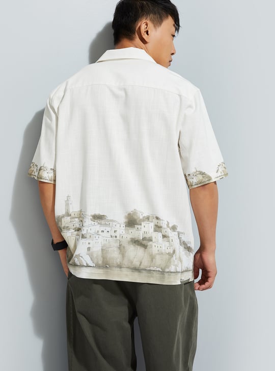 URB_N Men Printed Shirt