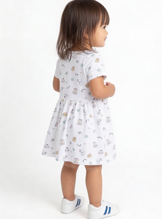 Girls Printed Dress - Pack of 2