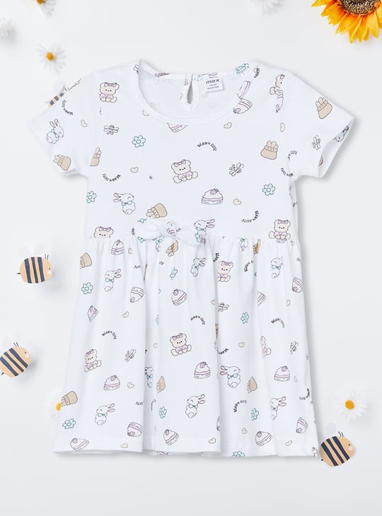 Girls Printed Dress - Pack of 2
