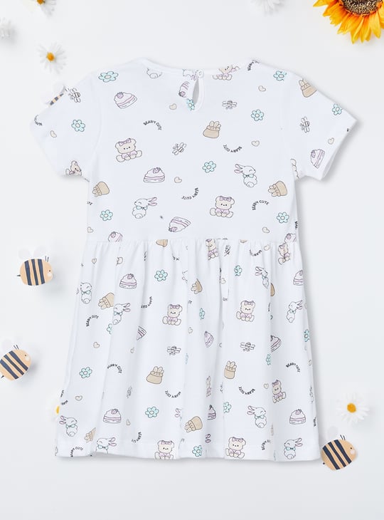 Girls Printed Dress - Pack of 2